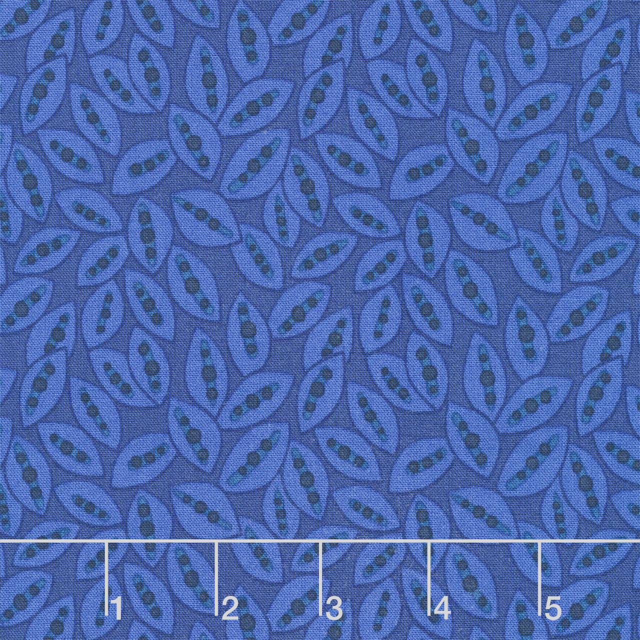 Mystic Meadow - Seed Pods Blue Yardage