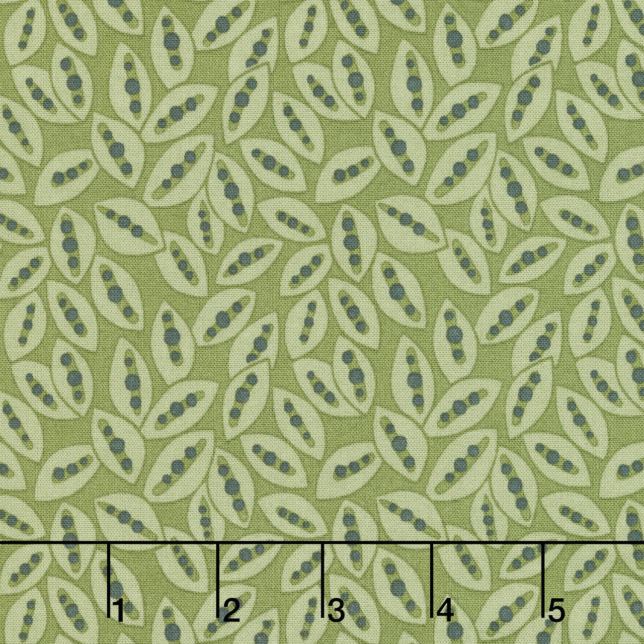 Mystic Meadow - Seed Pods Green Yardage