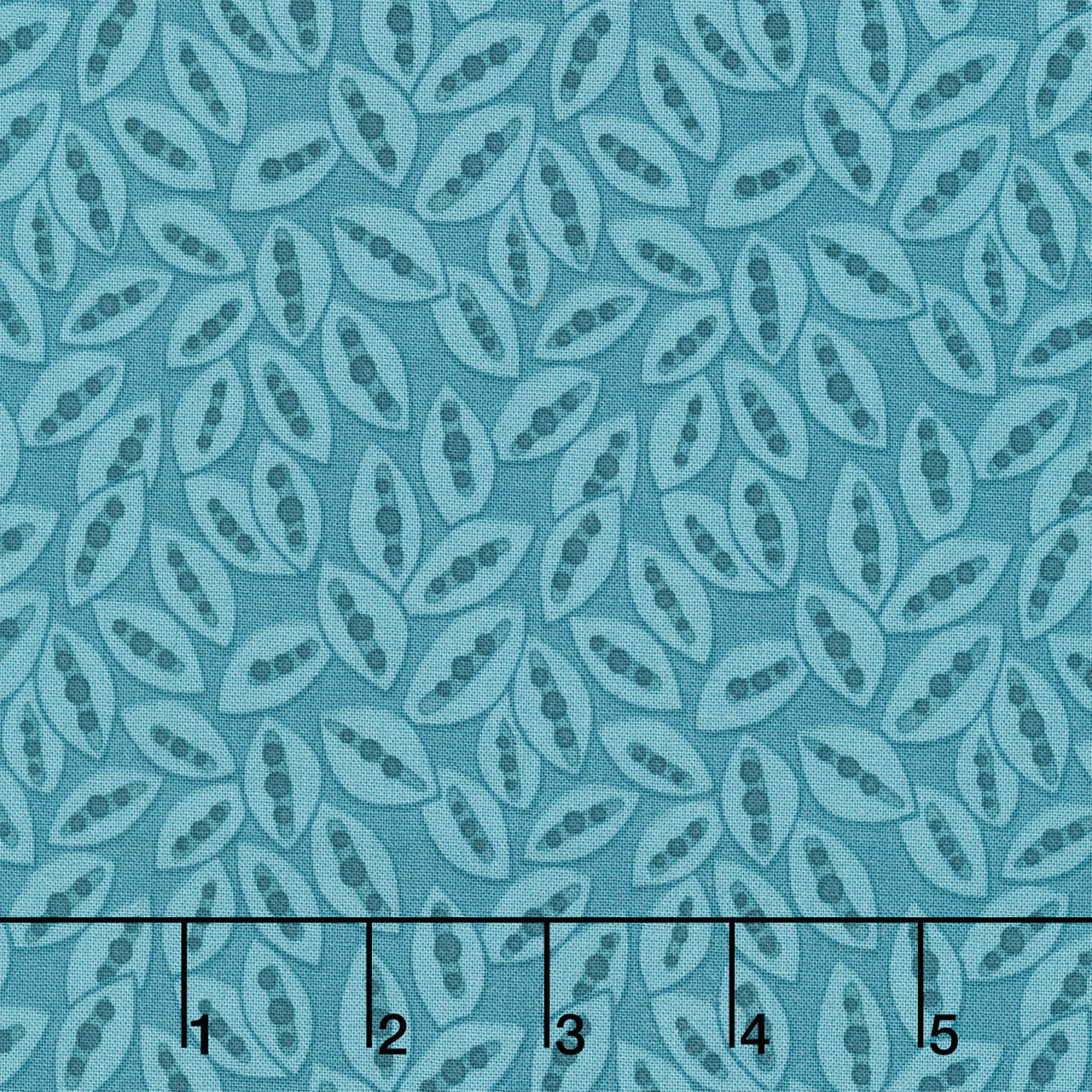 Mystic Meadow - Seed Pods Aqua Yardage
