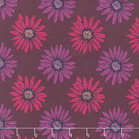 Mystic Meadow - Daisy Red 108" Wide Backing