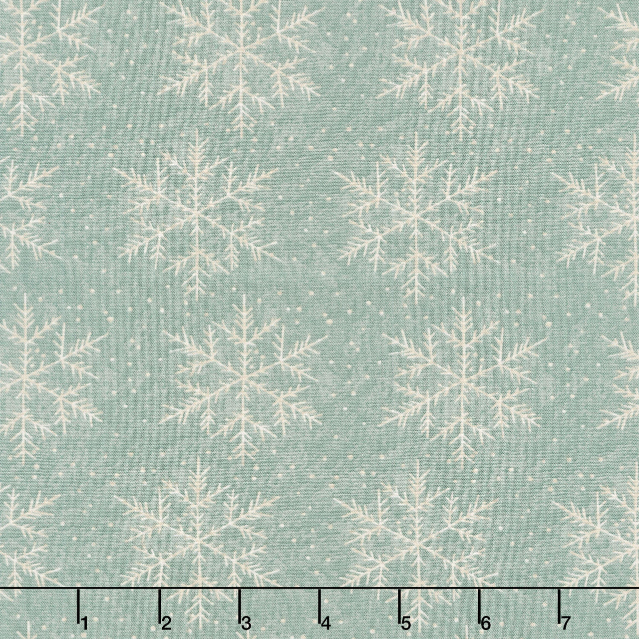 Jingle Bell - Snowfall Vintage Blue Yardage