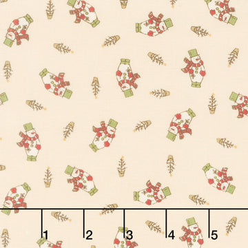 Jingle Bell - Snowman Buttercream Yardage