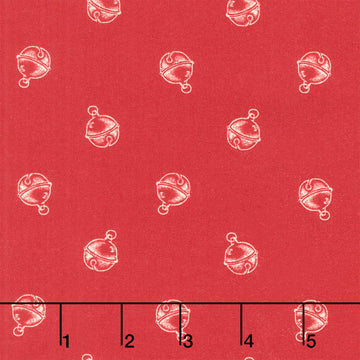 Jingle Bell - Jingle Bell Cranberry Yardage