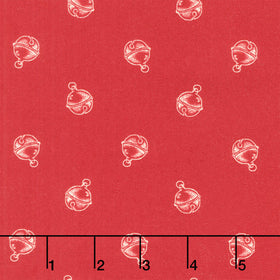 Jingle Bell - Jingle Bell Cranberry Yardage