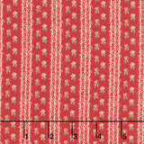 Jingle Bell - Fairy Lights Cranberry Yardage