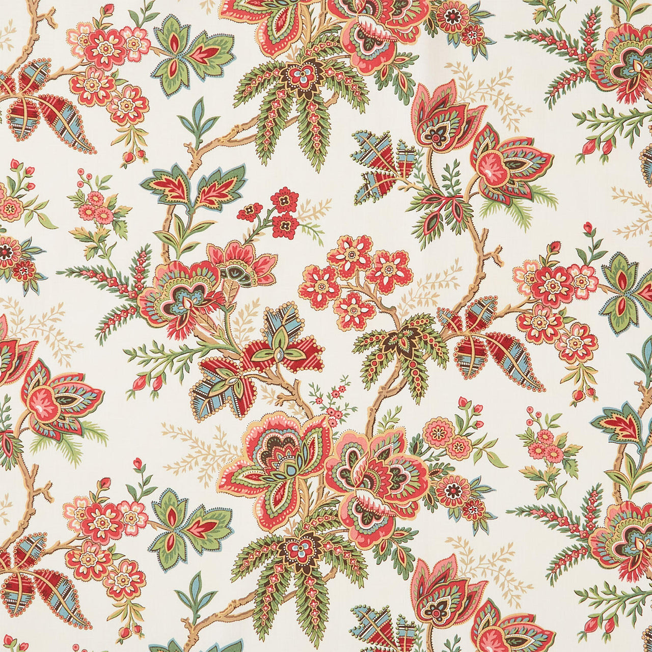 Jingle Bell - Ornamental Garden Buttercream 108" Wide Backing