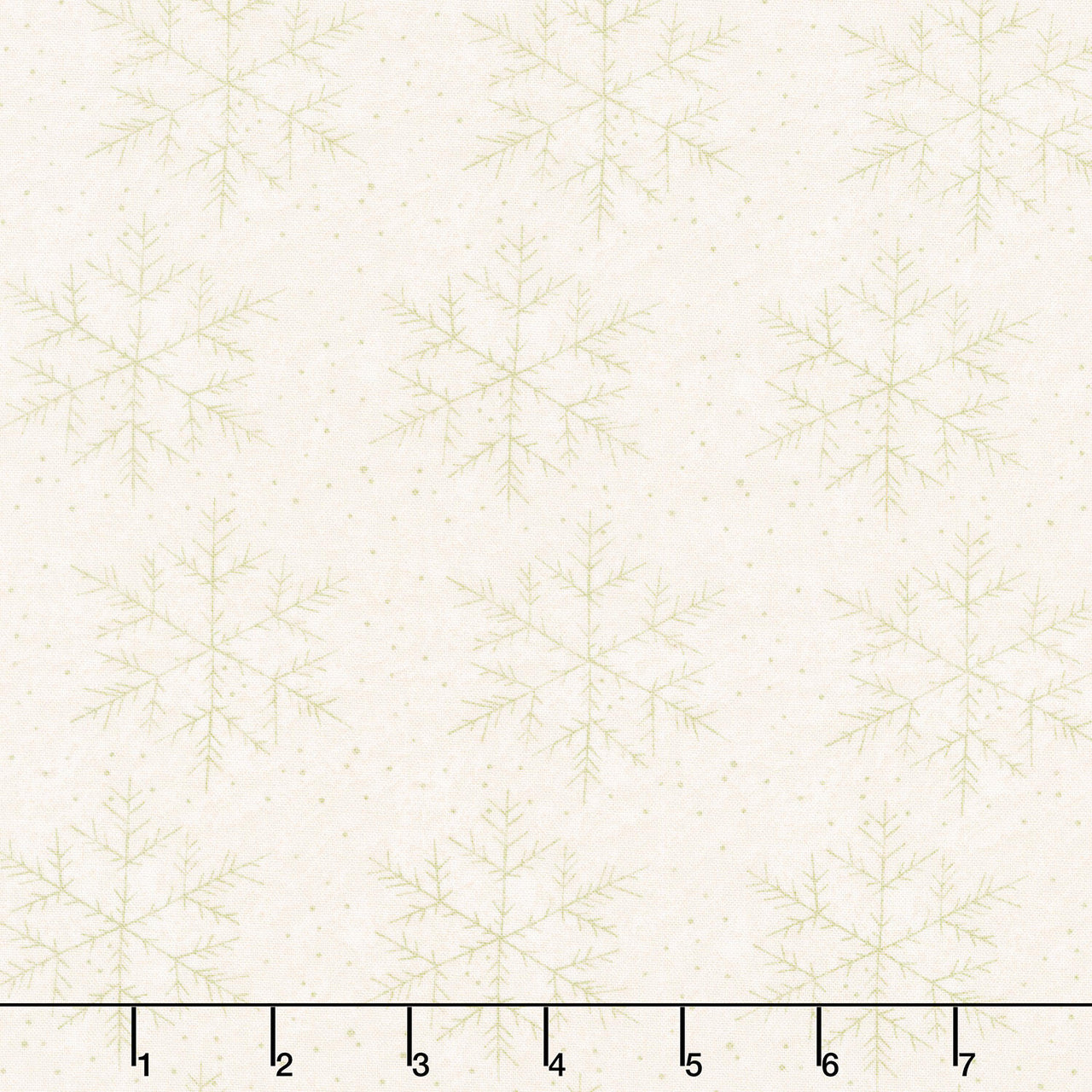 Snow Flurry - Snowflake Cream Yardage
