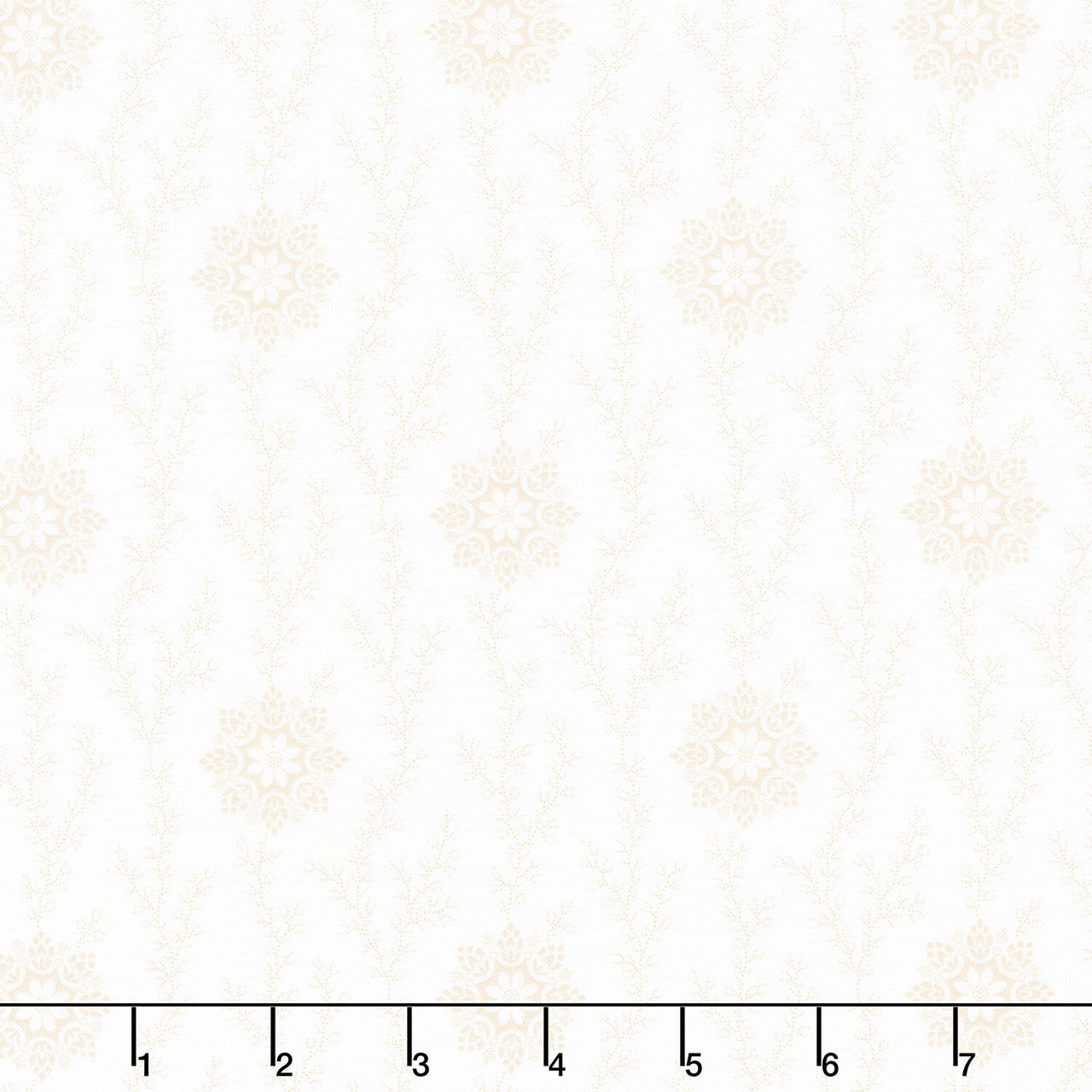 Snow Flurry - Linen and Lace Cream Yardage