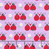Little Ladies - Flutter Friends Lilac Yardage