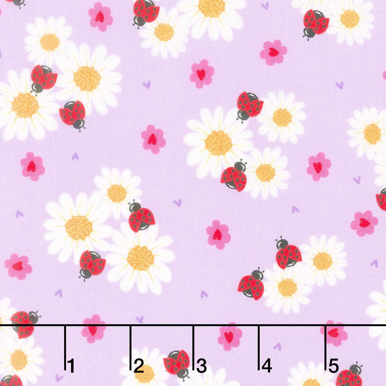 Little Ladies - Petal Parade Lilac Yardage