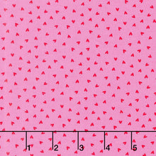 Little Ladies - Love Bug Hugs Hot Pink Yardage