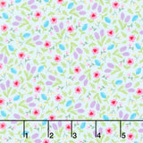 Little Ladies - Giggle Garden Sky Yardage
