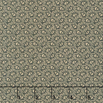 Madison Manor Revisited - Tossed Flower Black Yardage