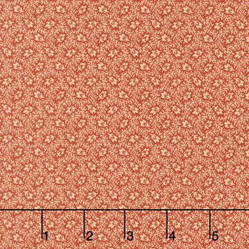 Madison Manor Revisited - Tossed Flower Red Yardage