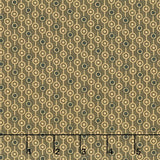Madison Manor Revisited - Circle Stripe Gray Yardage