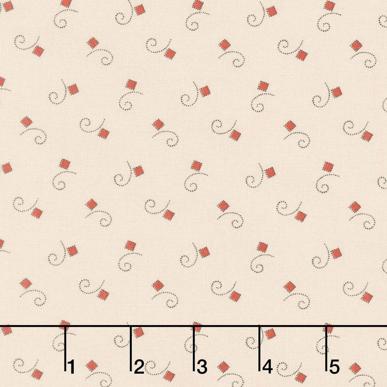 Madison Manor Revisited - Square Curl Cream Yardage