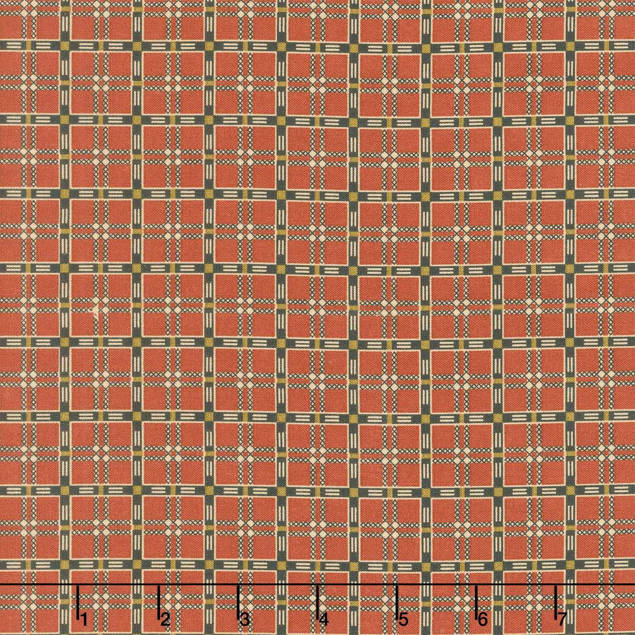 Madison Manor Revisited - Plaid Red Yardage