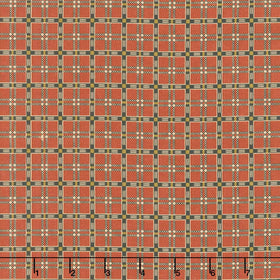 Madison Manor Revisited - Plaid Red Yardage