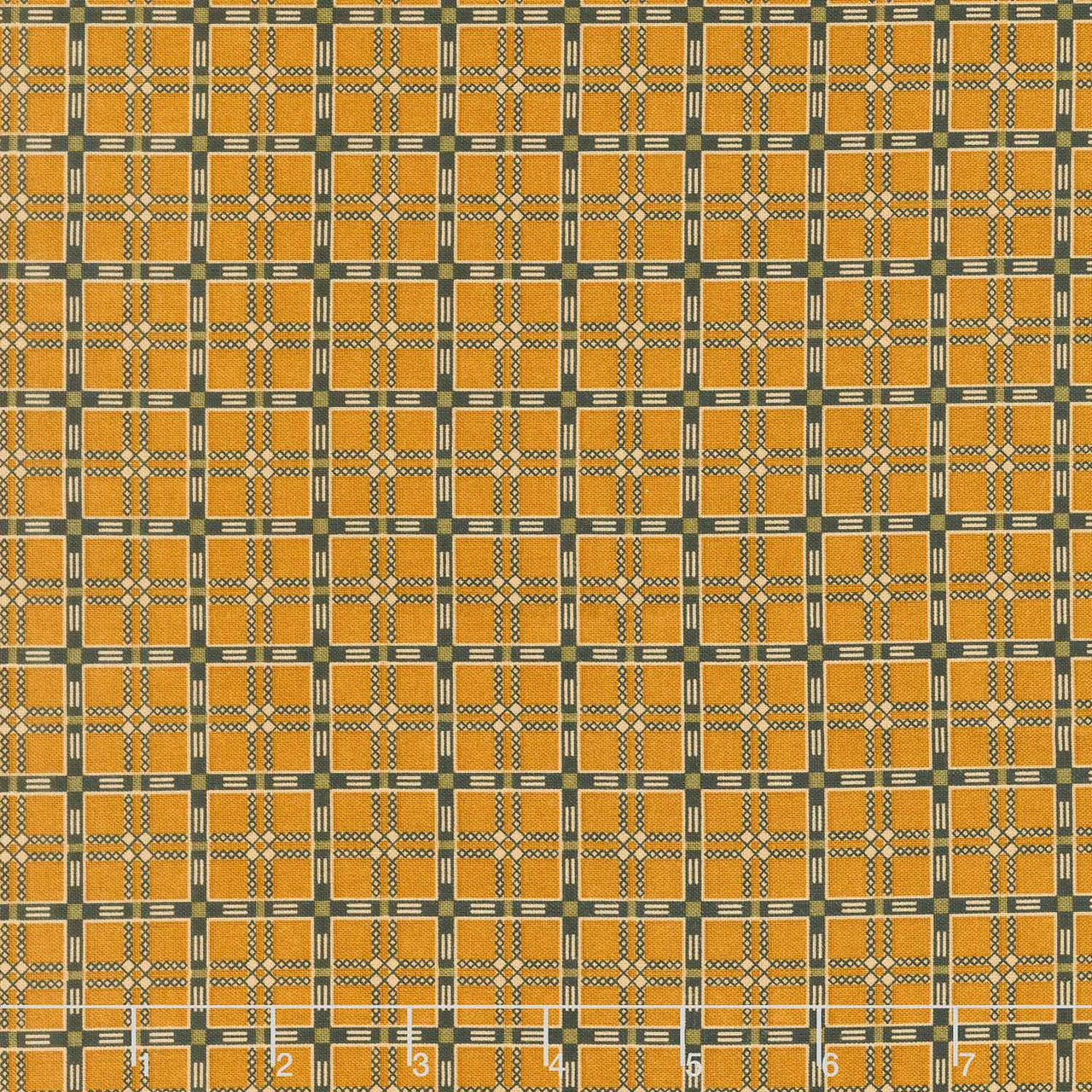 Madison Manor Revisited - Plaid Yellow Yardage