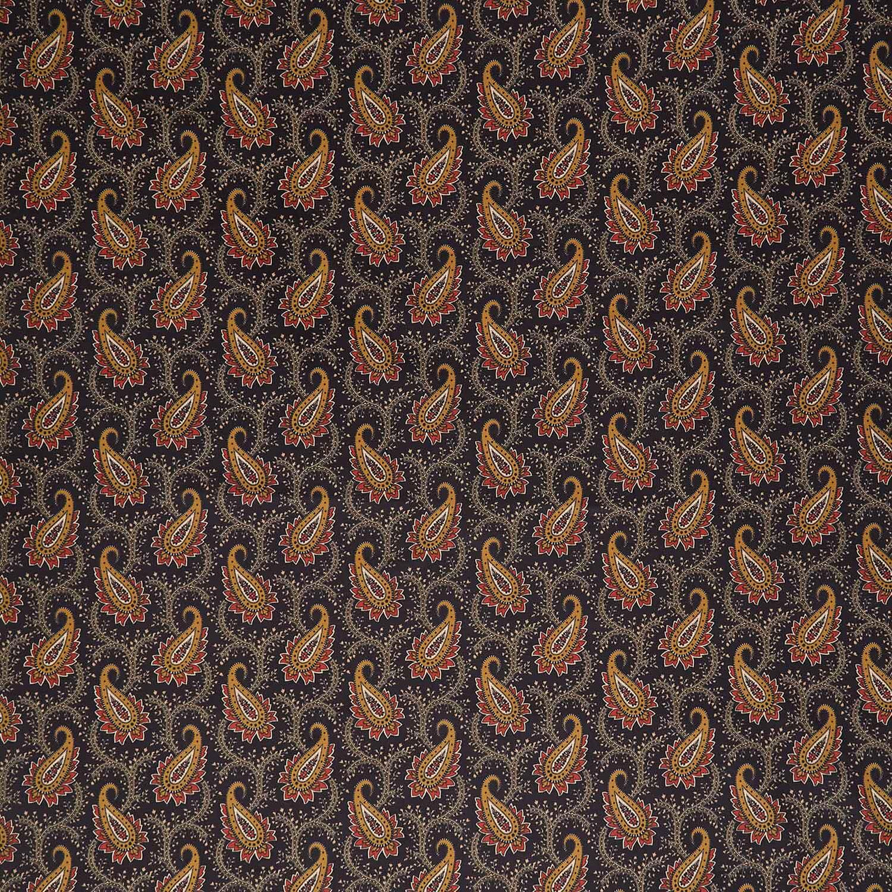 Madison Manor Revisited - Main Paisley Black 108" Wide Backing