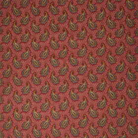 Madison Manor Revisited - Main Paisley Red 108" Wide Backing