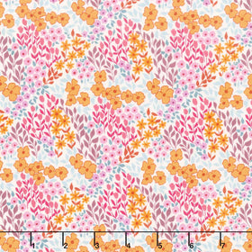 Sunset Cottage - Petalfield Cream Yardage