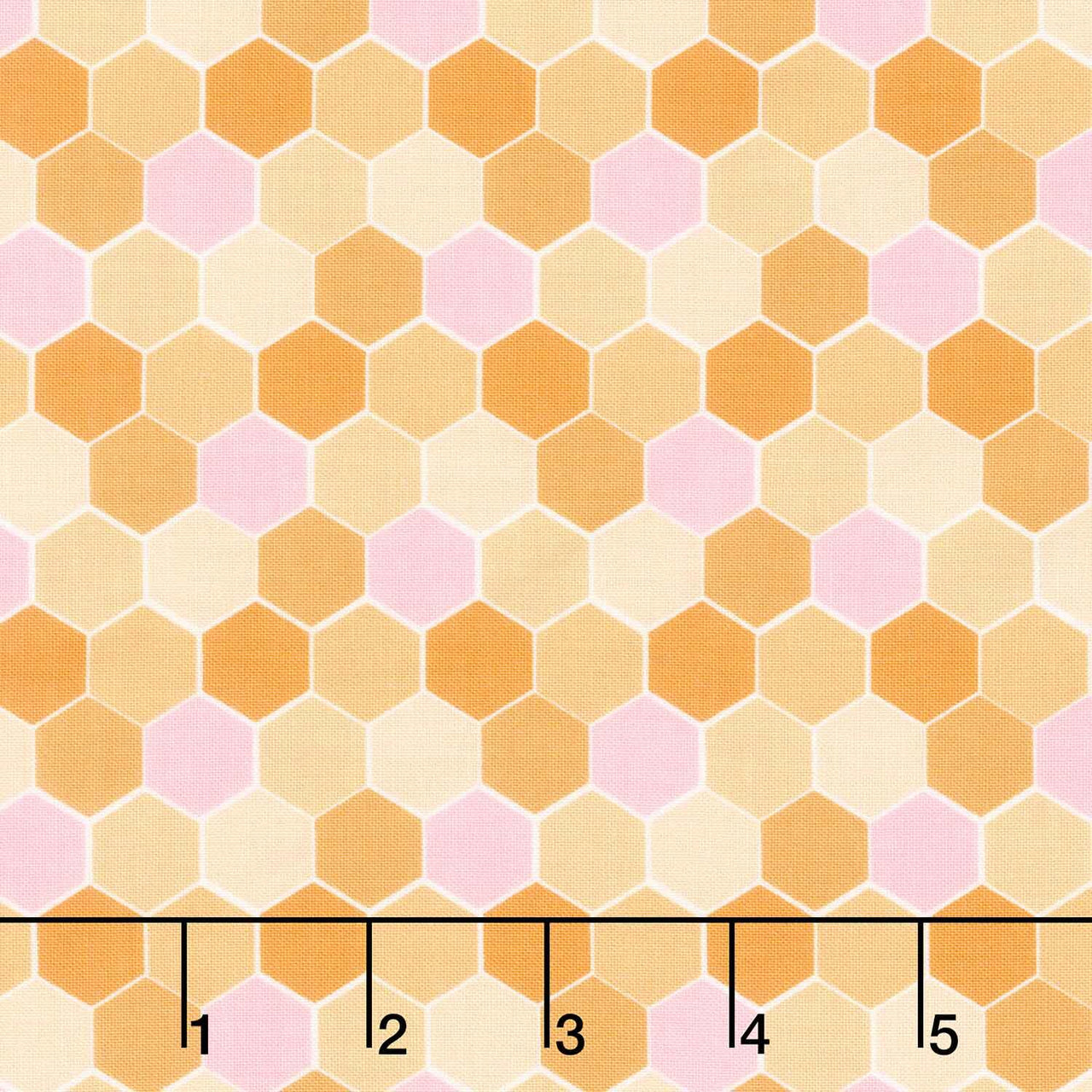 Sunset Cottage - Hexie Blossom Yellow Yardage