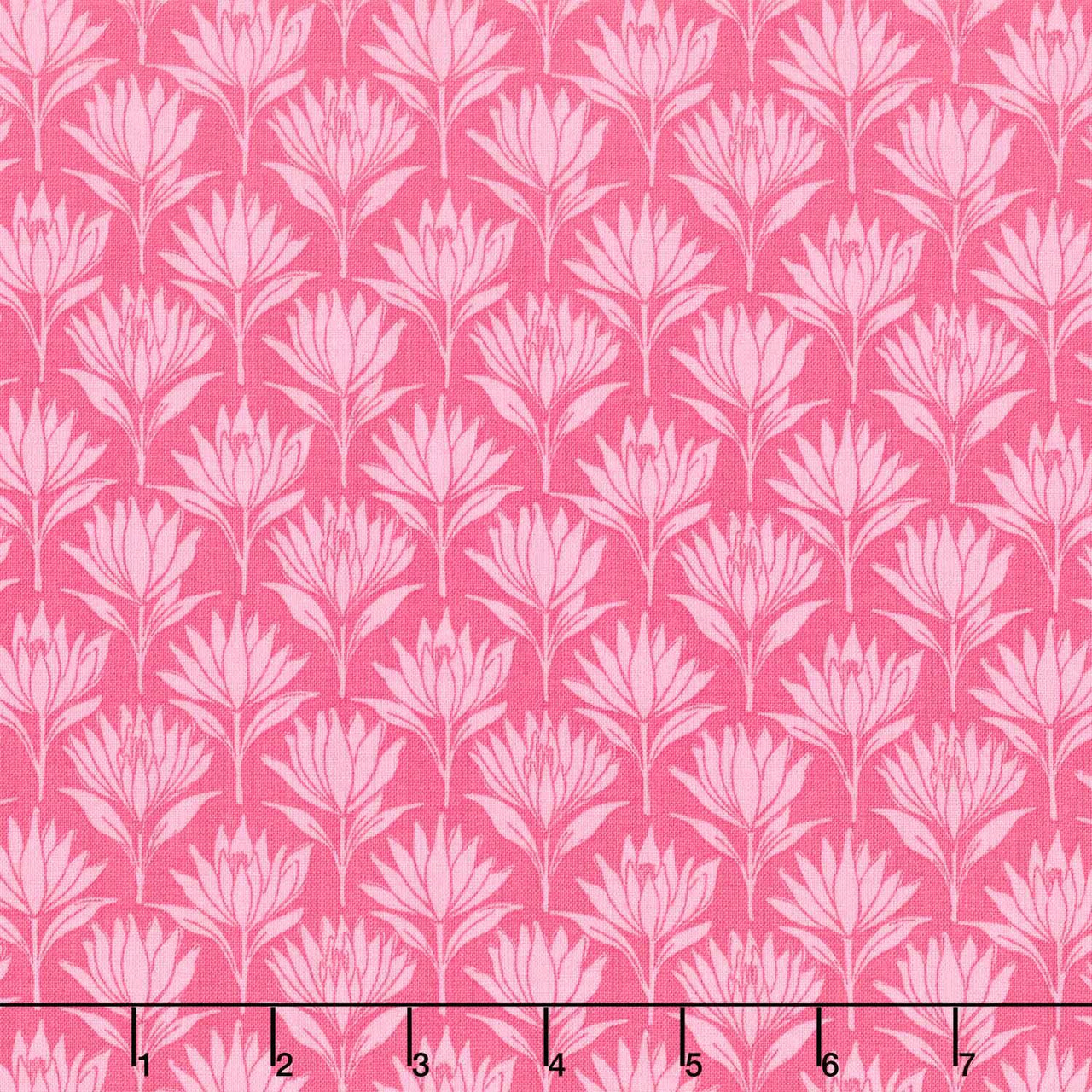Sunset Cottage - Water Lilies Pink Yardage