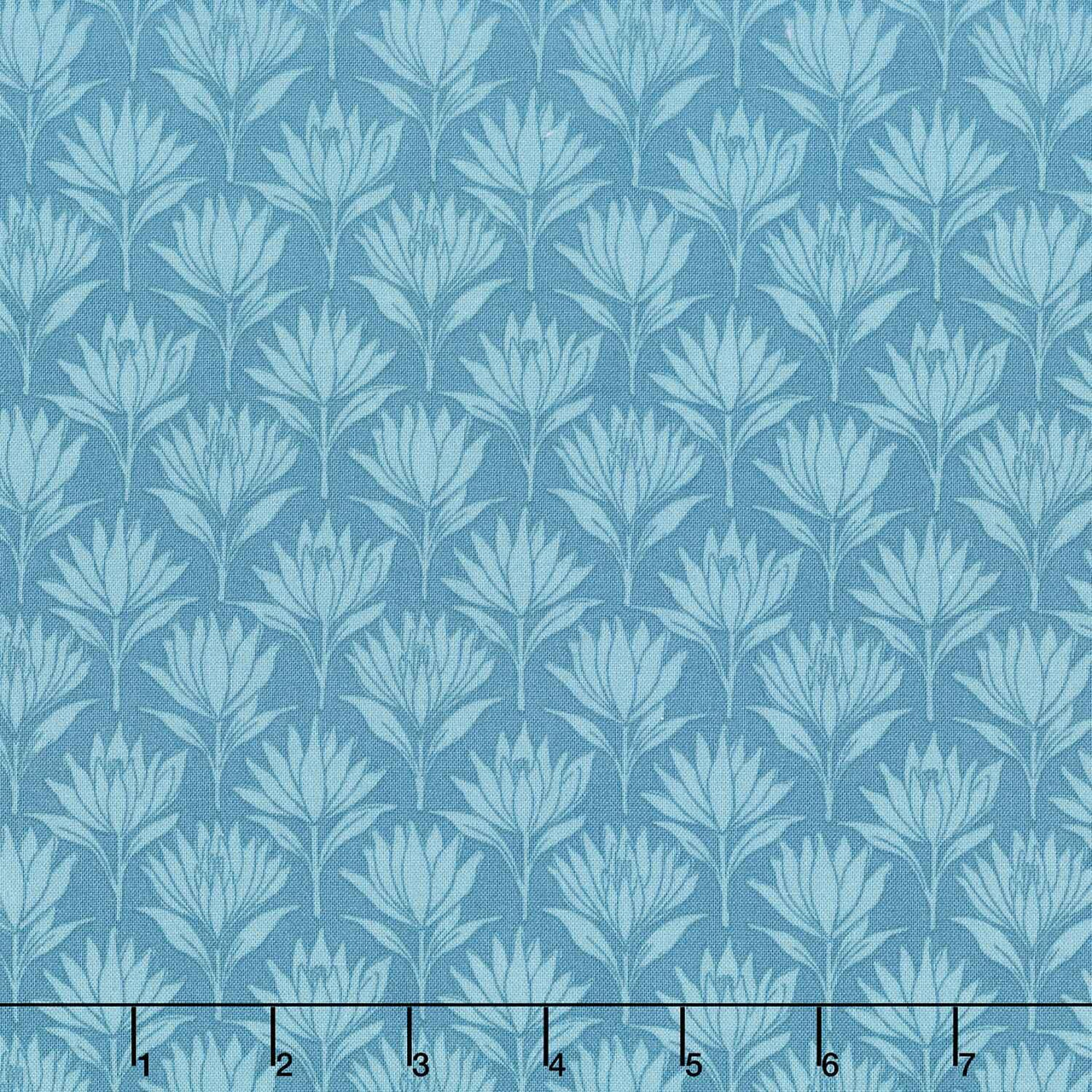 Sunset Cottage - Water Lilies Aqua Yardage