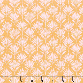 Sunset Cottage - Water Lilies Yellow Yardage
