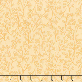 Sunset Cottage - Leafsong Yellow Yardage