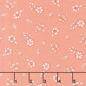 Sunset Cottage - Wildflower Dust Orange Yardage