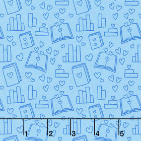 Back to School - Book Lover Sky Yardage