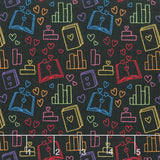 Back to School - Book Lover Black Yardage