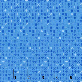 Back to School - Math Symbols Denim Yardage
