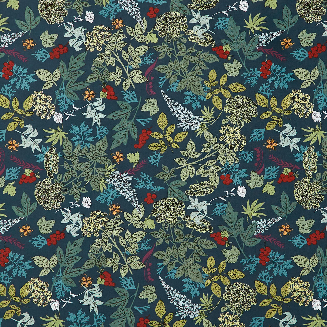 Nordic Summer - Wild Flora Deep Water Yardage