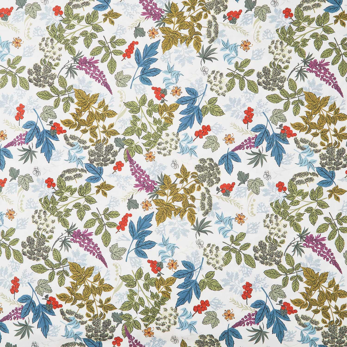 Nordic Summer - Wild Flora Buttermilk 108" Wide Backing