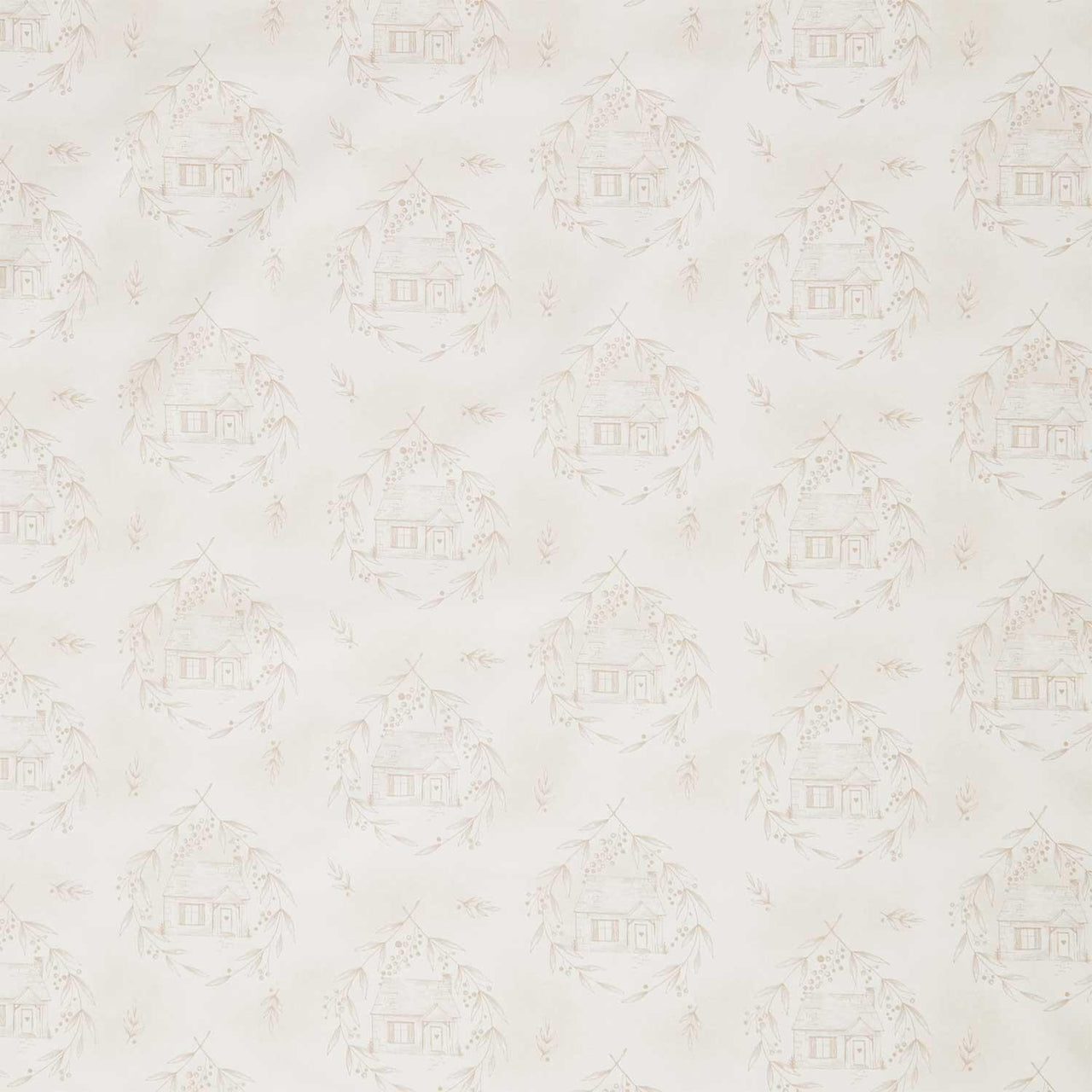 Special Delivery - Cozy Cottage Wheat 108" Wide Backing