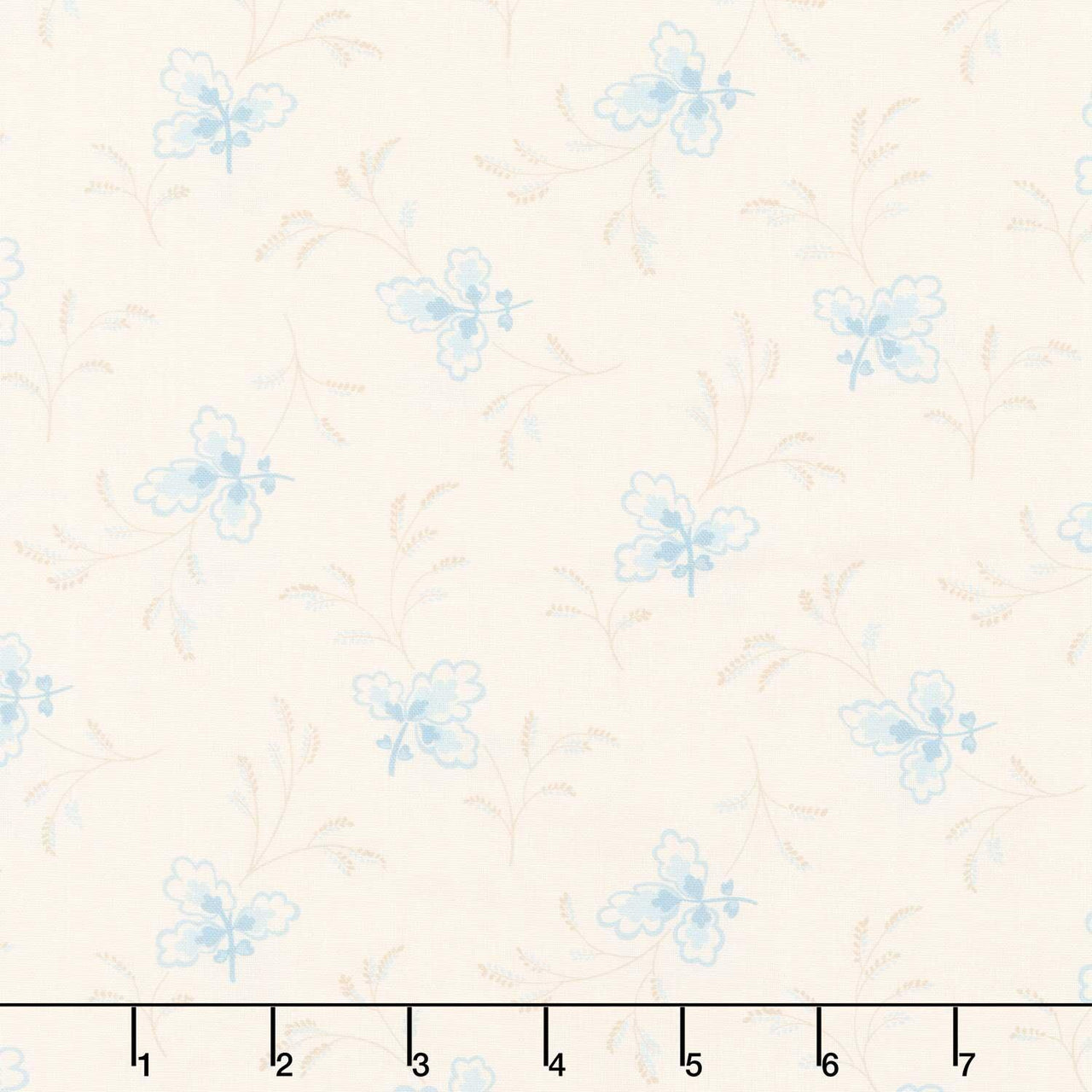Special Delivery - Floating Leaves Tranquil 108" Wide Backing