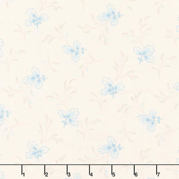 Special Delivery - Floating Leaves Tranquil 108" Wide Backing