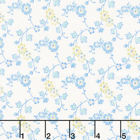 Beloved Blossoms - Meander Sky Yardage