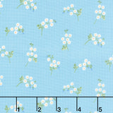 Beloved Blossoms - Daisy Spray Sky Yardage
