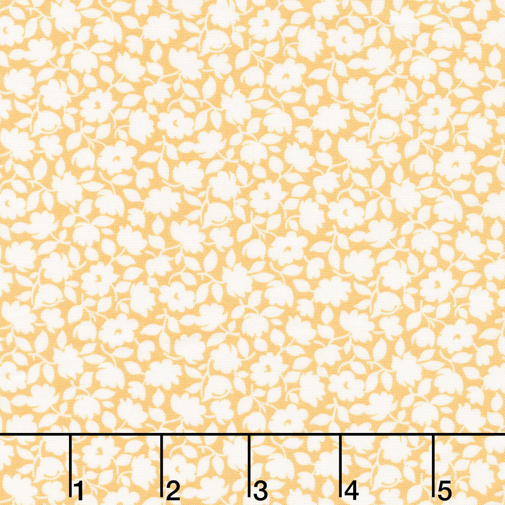 Beloved Blossoms - Posy Buttercup Yardage