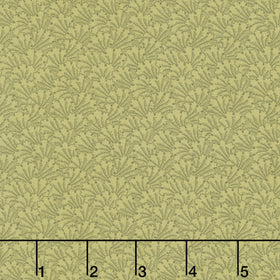 Paradise - Sea Fan Wasabi Yardage