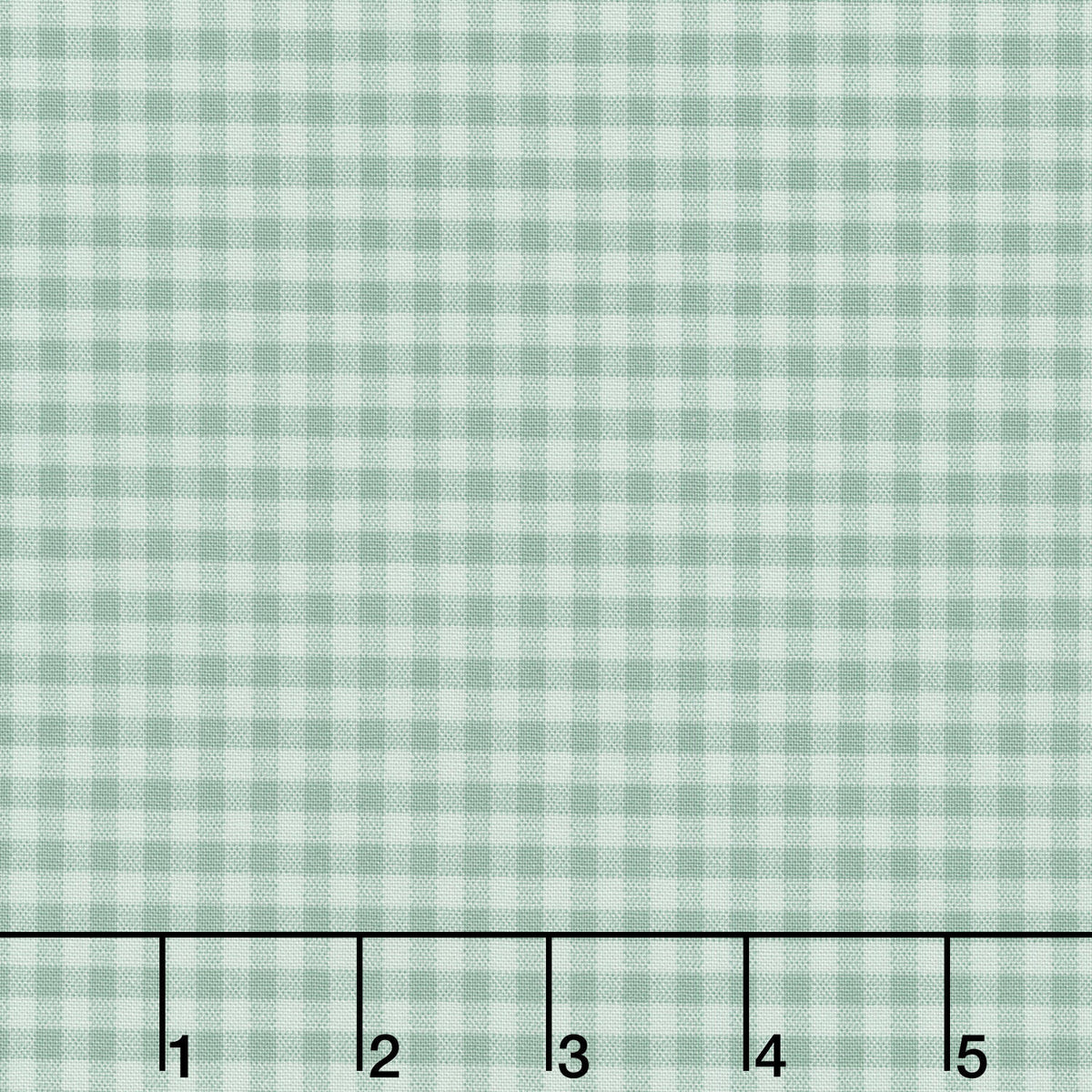 Quiltessential Minis - Mini Gingham Celadon Yardage
