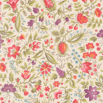 Paradise - Tropical Bone 108" Wide Backing