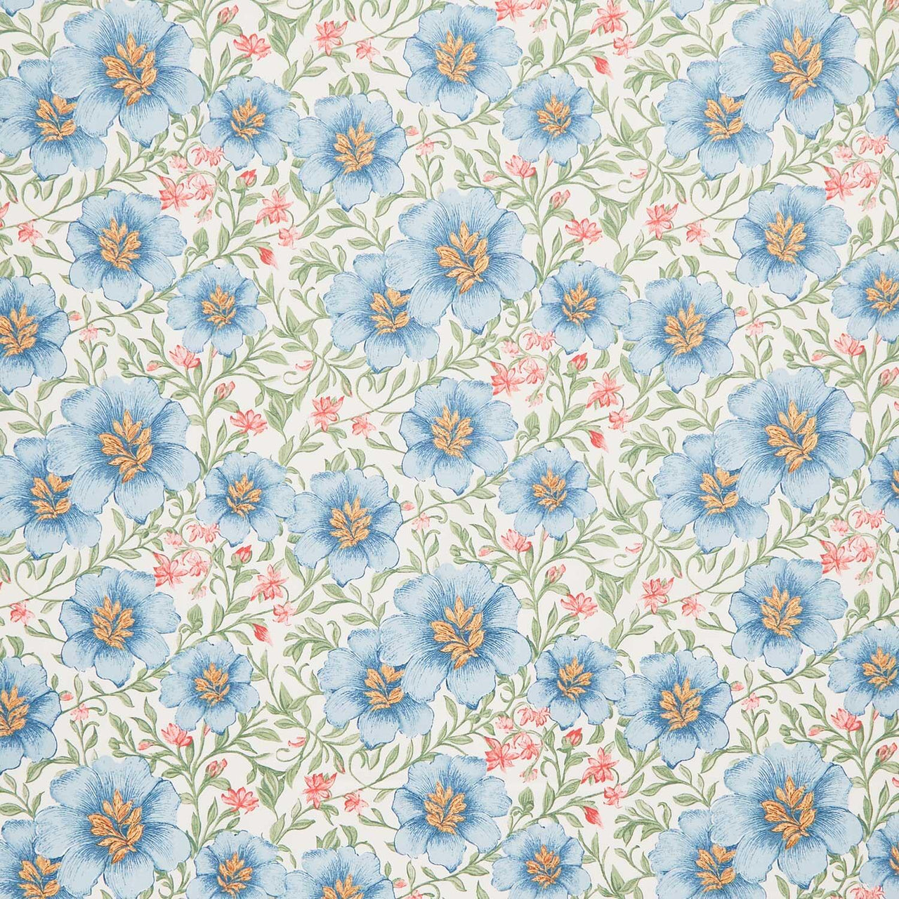 Sparrow Falls - Luscious Garden Ivory Yardage