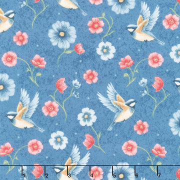 Sparrow Falls - Sparrow Falls Deep Prussian Yardage