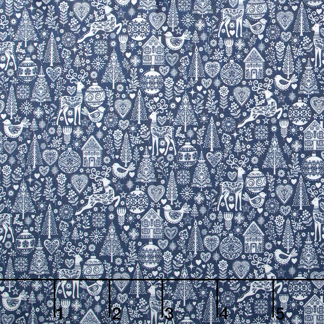 Scandi - Christmas Grey Yardage