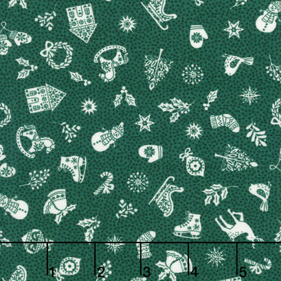 Scandi - Charms Green Yardage